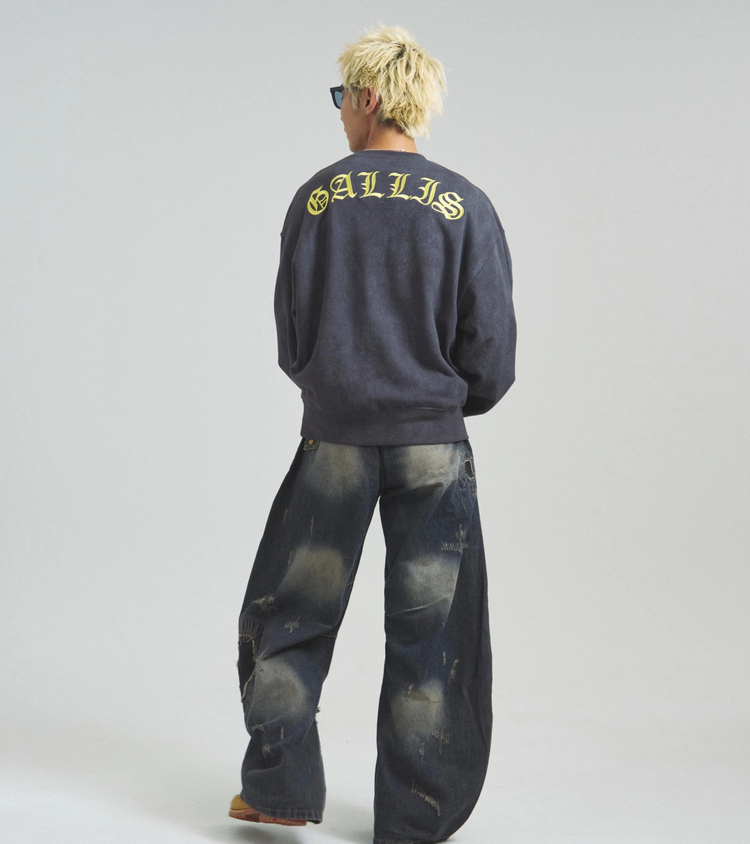 JACKROSE(ジャックローズ) |GA COLOR刺繍&PRINT CREW(MENS)