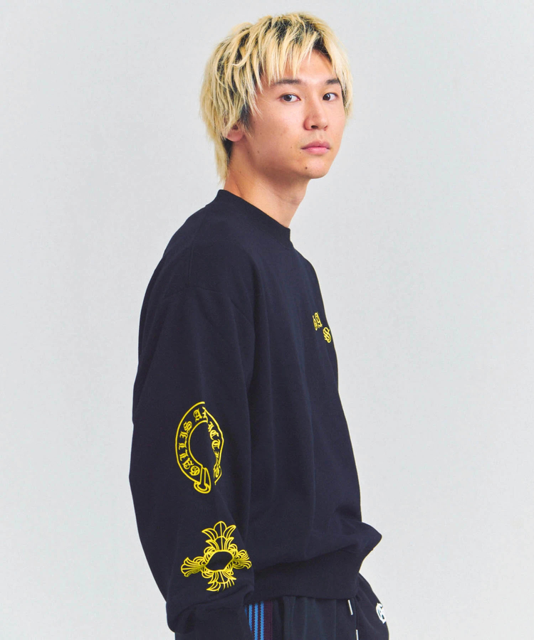 JACKROSE(ジャックローズ) |GA COLOR刺繍&PRINT CREW(MENS)