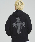 JACKROSE(ジャックローズ) |GA STONE-CROSS ZIP HOODIE(MENS)