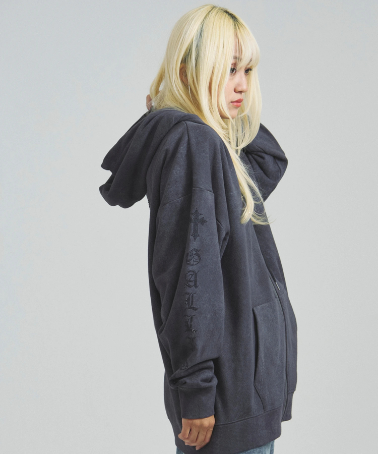 JACKROSE(ジャックローズ) |GA STONE-CROSS ZIP HOODIE(MENS)