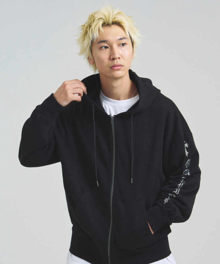 JACKROSE(ジャックローズ) |GA STONE-CROSS ZIP HOODIE(MENS)
