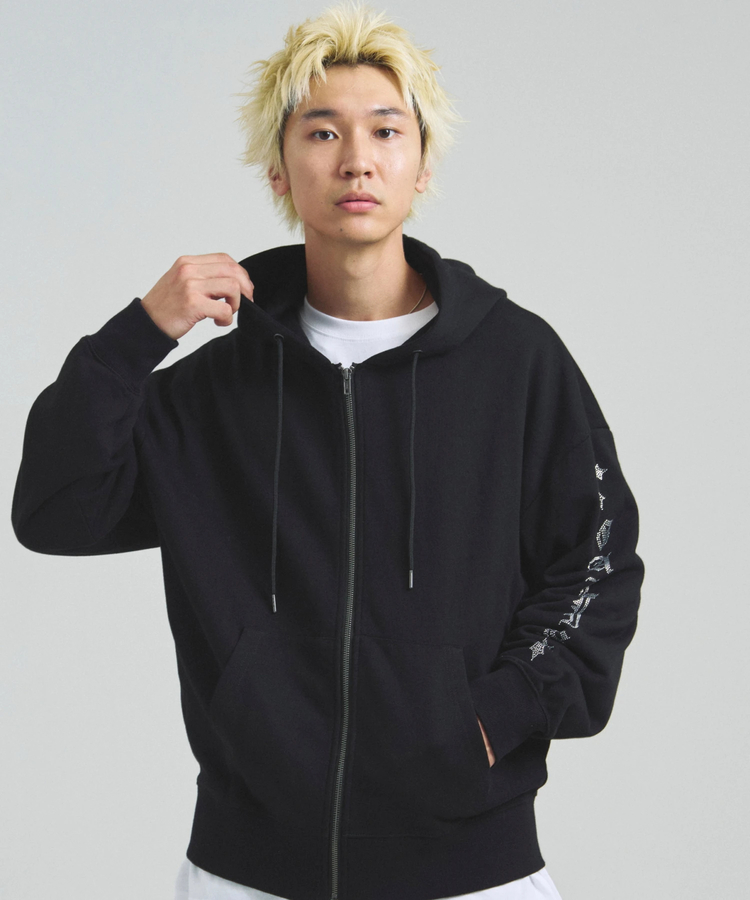 JACKROSE(ジャックローズ) |GA STONE-CROSS ZIP HOODIE(MENS)