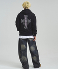 JACKROSE(ジャックローズ) |GA STONE-CROSS ZIP HOODIE(MENS)