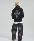 JACKROSE(ジャックローズ) |GA STONE-CROSS ZIP HOODIE(MENS)