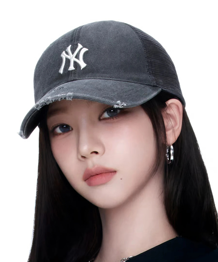 JACKROSE(ジャックローズ) |MLB KOREA/エムエルビーコリア ダメージウォッシュ・メッシュ・CAP