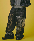 JACKROSE(ジャックローズ) |GALFY/ガルフィー ピカピカ骨骨レーザーかも?デニム(MENS)