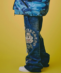 JACKROSE(ジャックローズ) |GALFY/ガルフィー ピカピカ骨骨レーザーかも?デニム(MENS)