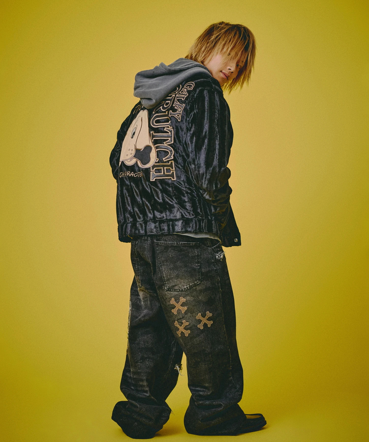 JACKROSE(ジャックローズ) |GALFY/ガルフィー ピカピカ骨骨レーザーかも?デニム(MENS)