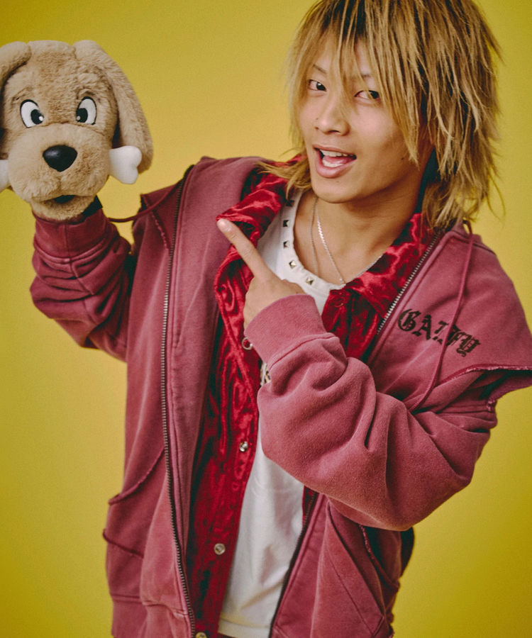 JACKROSE(ジャックローズ) |GALFY/ガルフィー 穴の向こうにわんちゃんパーカー(MENS)