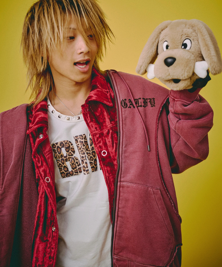 JACKROSE(ジャックローズ) |GALFY/ガルフィー 穴の向こうにわんちゃんパーカー(MENS)