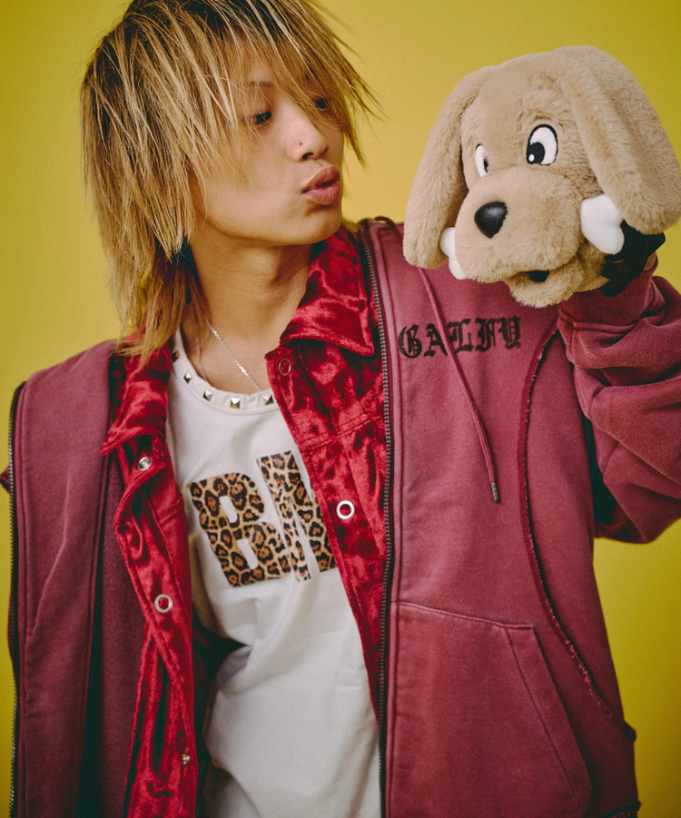JACKROSE(ジャックローズ) |GALFY/ガルフィー 穴の向こうにわんちゃんパーカー(MENS)