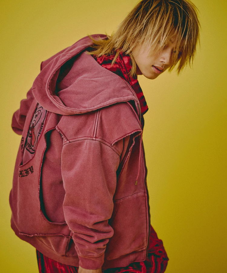 JACKROSE(ジャックローズ) |GALFY/ガルフィー 穴の向こうにわんちゃんパーカー(MENS)