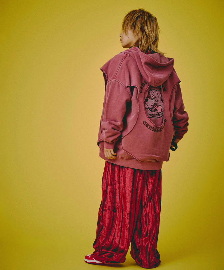 JACKROSE(ジャックローズ) |GALFY/ガルフィー 穴の向こうにわんちゃんパーカー(MENS)