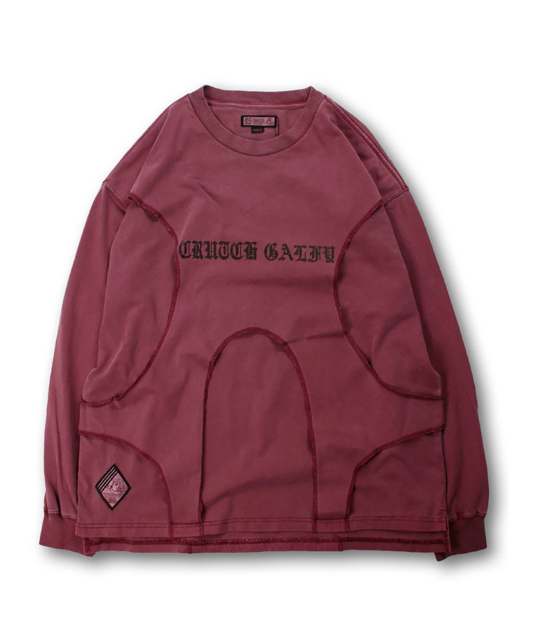 GALFY/ガルフィー 穴の向こうにわんちゃんロンTee(MENS)｜ファッション