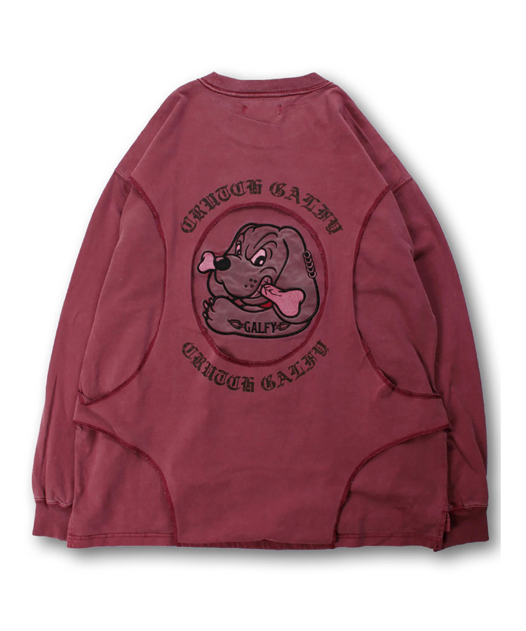 GALFY/ガルフィー 穴の向こうにわんちゃんロンTee(MENS)｜ファッション