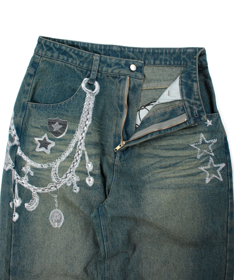 JACKROSE(ジャックローズ) |GALFY/ガルフィー ジャラジャラギャル男デニム(MENS)