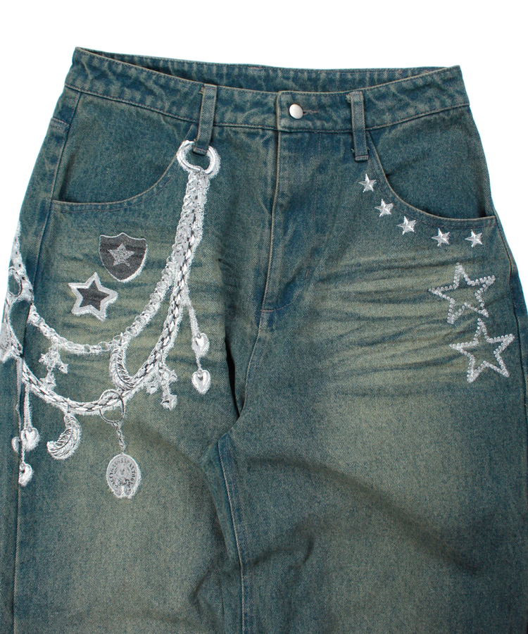 JACKROSE(ジャックローズ) |GALFY/ガルフィー ジャラジャラギャル男デニム(MENS)