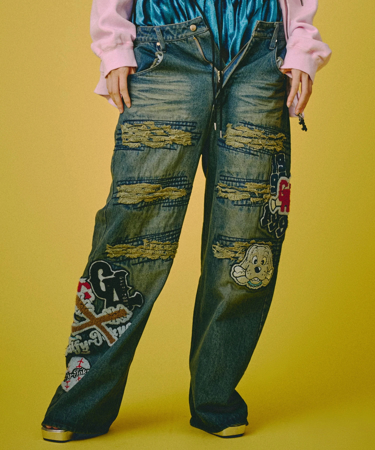 JACKROSE(ジャックローズ) |GALFY/ガルフィー ワッペンだらけデニム(MENS)