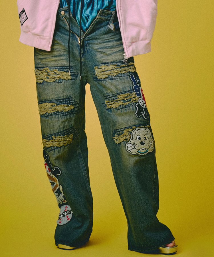 JACKROSE(ジャックローズ) |GALFY/ガルフィー ワッペンだらけデニム(MENS)