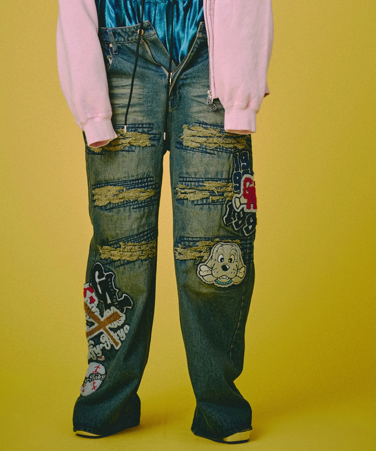 JACKROSE(ジャックローズ) |GALFY/ガルフィー ワッペンだらけデニム(MENS)