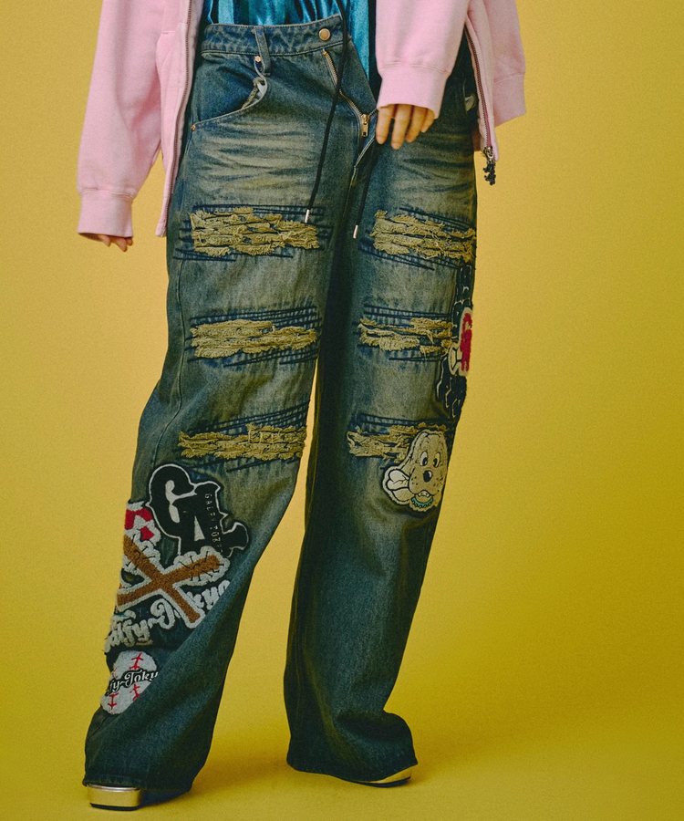 JACKROSE(ジャックローズ) |GALFY/ガルフィー ワッペンだらけデニム(MENS)