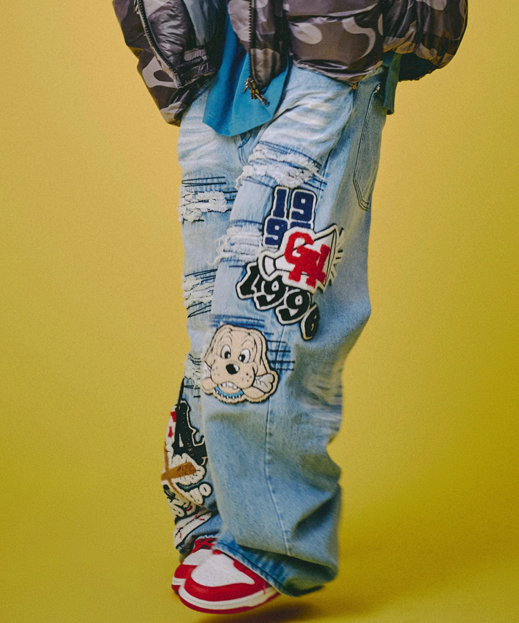 JACKROSE(ジャックローズ) |GALFY/ガルフィー ワッペンだらけデニム(MENS)