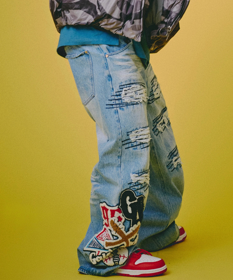 JACKROSE(ジャックローズ) |GALFY/ガルフィー ワッペンだらけデニム(MENS)