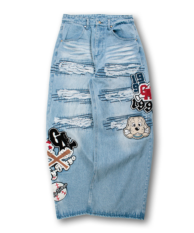JACKROSE(ジャックローズ) |GALFY/ガルフィー ワッペンだらけデニム(MENS)