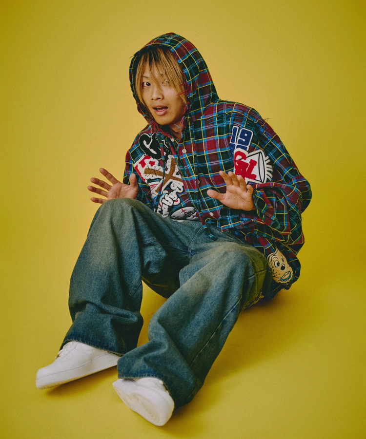 JACKROSE(ジャックローズ) |GALFY/ガルフィー ワッペンだらけチェックシャツパーカー(MENS)