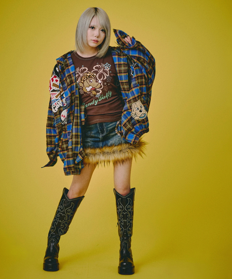 JACKROSE(ジャックローズ) |GALFY/ガルフィー ワッペンだらけチェックシャツパーカー(MENS)