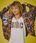 JACKROSE(ジャックローズ) |GALFY/ガルフィー ワッペンだらけチェックシャツパーカー(MENS)