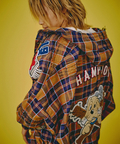 JACKROSE(ジャックローズ) |GALFY/ガルフィー ワッペンだらけチェックシャツパーカー(MENS)