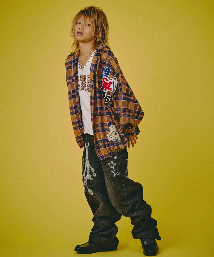 JACKROSE(ジャックローズ) |GALFY/ガルフィー ワッペンだらけチェックシャツパーカー(MENS)
