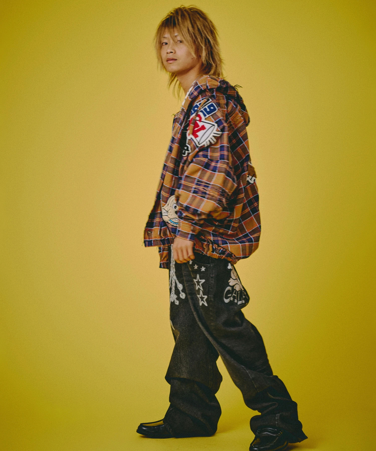 JACKROSE(ジャックローズ) |GALFY/ガルフィー ワッペンだらけチェックシャツパーカー(MENS)