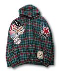 JACKROSE(ジャックローズ) |GALFY/ガルフィー ワッペンだらけチェックシャツパーカー(MENS)