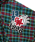 JACKROSE(ジャックローズ) |GALFY/ガルフィー ワッペンだらけチェックシャツパーカー(MENS)