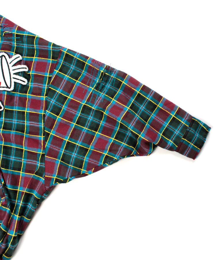JACKROSE(ジャックローズ) |GALFY/ガルフィー ワッペンだらけチェックシャツパーカー(MENS)