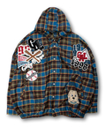 JACKROSE(ジャックローズ) |GALFY/ガルフィー ワッペンだらけチェックシャツパーカー(MENS)