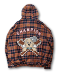JACKROSE(ジャックローズ) |GALFY/ガルフィー ワッペンだらけチェックシャツパーカー(MENS)