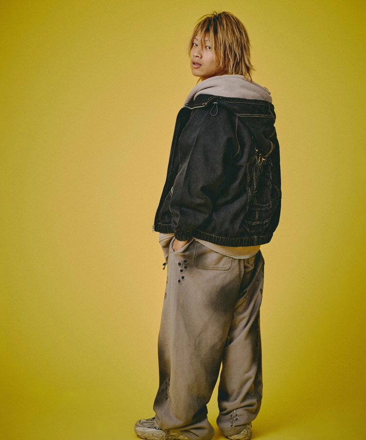 JACKROSE(ジャックローズ) |GALFY/ガルフィー ぐるグニャデニムパーカー(MENS)