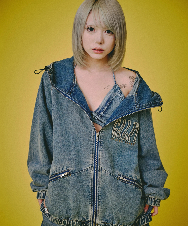 JACKROSE(ジャックローズ) |GALFY/ガルフィー ぐるグニャデニムパーカー(MENS)