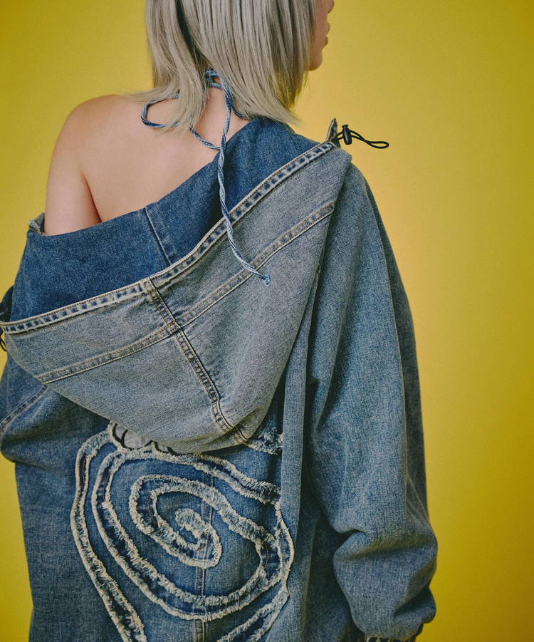 JACKROSE(ジャックローズ) |GALFY/ガルフィー ぐるグニャデニムパーカー(MENS)