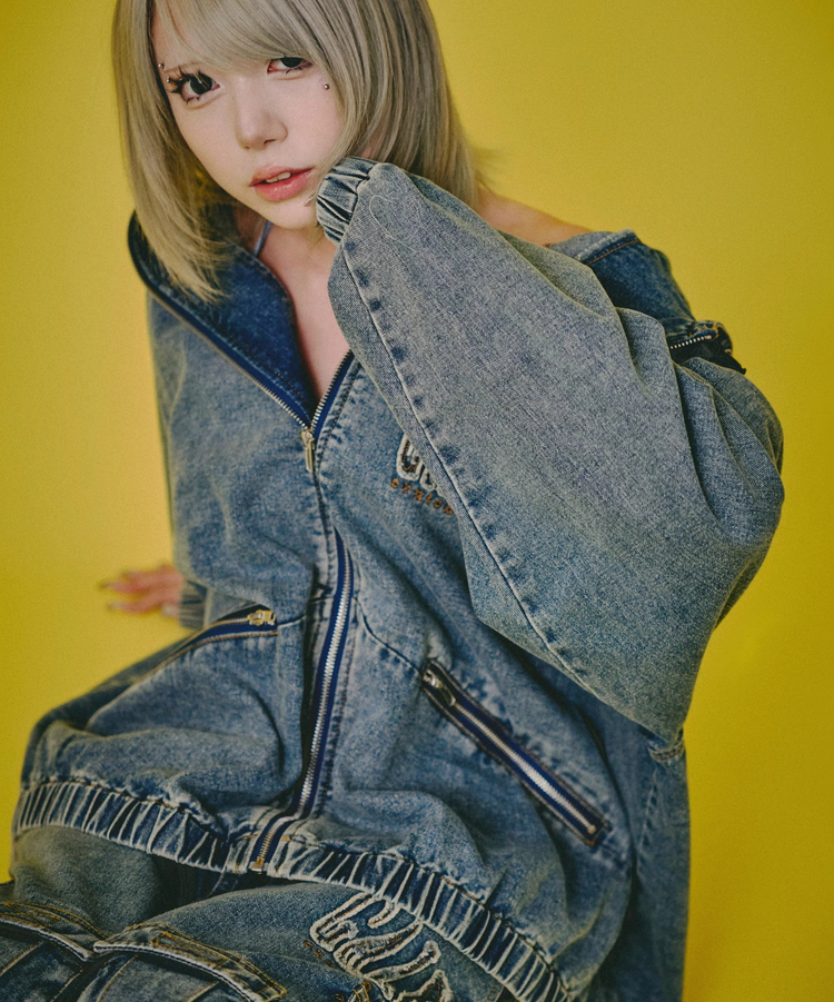 JACKROSE(ジャックローズ) |GALFY/ガルフィー ぐるグニャデニムパーカー(MENS)