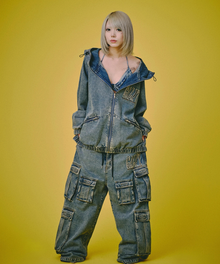 JACKROSE(ジャックローズ) |GALFY/ガルフィー ぐるグニャデニムパーカー(MENS)