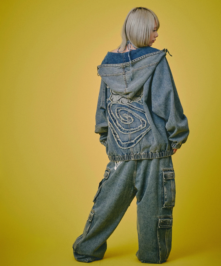 JACKROSE(ジャックローズ) |GALFY/ガルフィー ぐるグニャデニムパーカー(MENS)