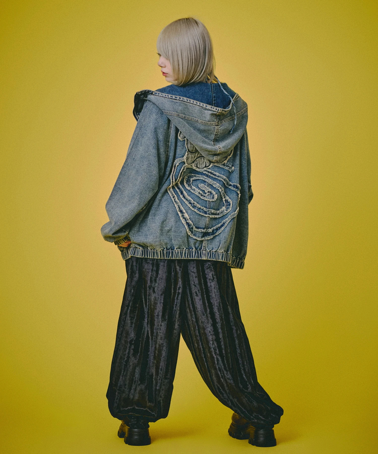 JACKROSE(ジャックローズ) |GALFY/ガルフィー ぐるグニャデニムパーカー(MENS)