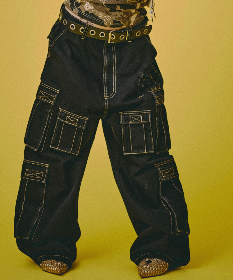 JACKROSE(ジャックローズ) |GALFY/ガルフィー ぐるグニャデニムカーゴ(MENS)