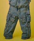 JACKROSE(ジャックローズ) |GALFY/ガルフィー ぐるグニャデニムカーゴ(MENS)