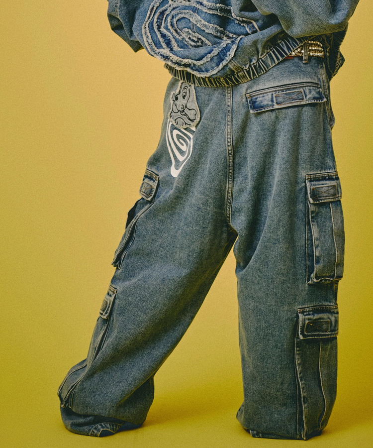 JACKROSE(ジャックローズ) |GALFY/ガルフィー ぐるグニャデニムカーゴ(MENS)