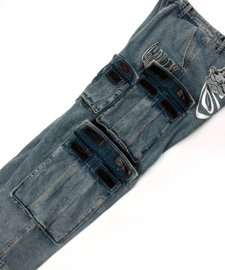 JACKROSE(ジャックローズ) |GALFY/ガルフィー ぐるグニャデニムカーゴ(MENS)